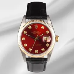GOLD FLUTED RED