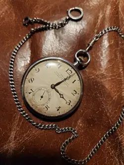  ROLEX POCKETWATCH,  PRECISION  LEVER 7 WORLD'S RECORDS,MODEL 2149 , RARE DIAL 