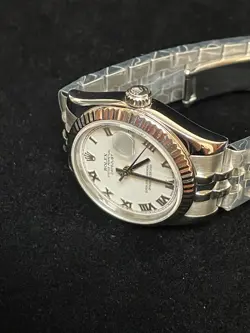 2006 Rolex Midsize Datejust 178274 White Roman SS Jubilee No Papers 31mm
