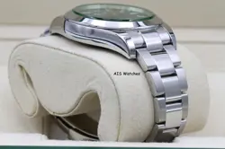 Rolex Milgauss Z-BLUE 116400 GV Green Crystal Blue Dial 2021 Box & Papers