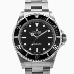 ROLEX SUBMARINER NO DATE 14060 40MM BLACK STAINLESS STEEL OYSTER MENS WATCH 1995
