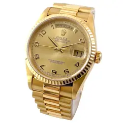 ROLEX 18238 Day-Date Champagne Dial 36mm Automatic Men's Watch