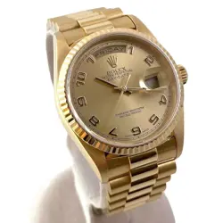 ROLEX 18238 Day-Date Champagne Dial 36mm Automatic Men's Watch