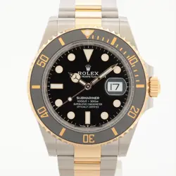 ROLEX SUBMARINER 126613LN SS×YG AT BLACK DIAL 3 EXTRA LINKS