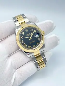BLACK DIAL FLUTED