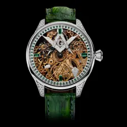 SKELETON WATCH MASONIC