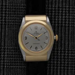 1945 ROLEX RARE HOODED BUBBLEBACK REF. 3065, GOLD & SS - ORIGINAL WITH WARRANTY