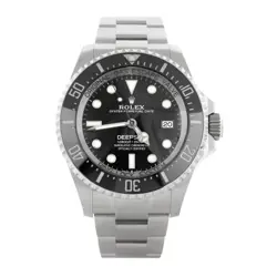 ROLEX SEA-DWELLER DEEPSEA STAINLESS STEEL BLACK DIAL 44MM 136660 FULL SET