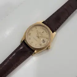 Mens Rolex Day Date Vintage President 18078 18k Solid Gold 1970s Auto RA409