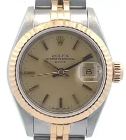 TWO-TONE 18KYG/SS GOLD