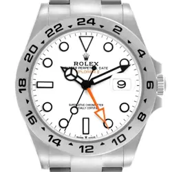 ROLEX EXPLORER II 42MM POLAR WHITE DIAL STEEL MENS WATCH 226570