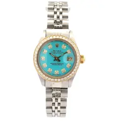 1979 ROLEX DATEJUST #6917 - OYSTER PERPETUAL JUBILEE WITH DIAMOND DIAL & BEZEL