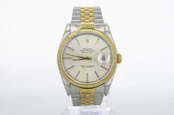 ROLEX DATEJUST 36MM CHAMPAGNE DIAL YELLOW GOLD AND STAINLESS STEEL MEN'S WATCH