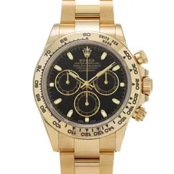 ROLEX 116508 COSMOGRAPH DAYTONA BLACK MENS WRISTWATCH WITH BOX & PAPER