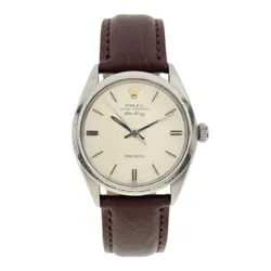 ROLEX AIR KING OYSTER PERPETUAL STAINLESS STEEL 34MM AUTOMATIC MEN’S WATCH 5500