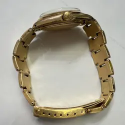 VINTAGE ROLEX 1500 OYSTER DATE 18K SOLID YELLOW GOLD 1968 MENS WATCH