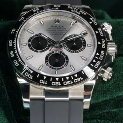 SILVER DIAL WHITE