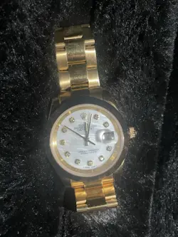 ROLEX 18K GOLD WATCH MEN 36MM