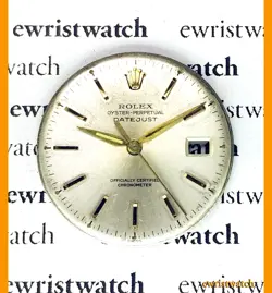 Genuine 50's Rolex Original Datejust OCC Dial 10.5" A-295 & A-296 Big Bubbleback