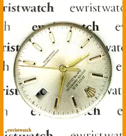 Genuine 50's Rolex Original Datejust OCC Dial 10.5" A-295 & A-296 Big Bubbleback