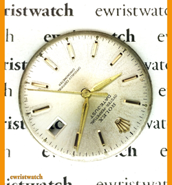 Genuine 1950s Rolex Original Datejust OCC Dial 10.5L A-295, A-296 Big Bubbleback