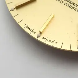 Rolex Datejust Champagne Gold Dial Tritium Bar Index Watch Part A Condition