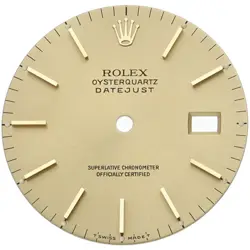 Rolex Datejust 17013 Champagne Dial Parts for Men's Watch Used