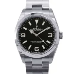 ROLEX EXPLORER 1 124270 WATCH BLACK DIAL FROM JAPAN W0324
