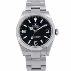 ROLEX EXPLORER 40 RANDOM SERIAL ROULETTE 224270 BLACK DIAL FROM JAPAN W0324