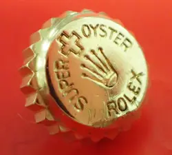 ROLEX SUPER OYSTER CROWN GOLD 6MM OYSTER ROYAL BUBBLE BACK 2