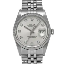 SILVER/DIAMOND WATCH WRIS