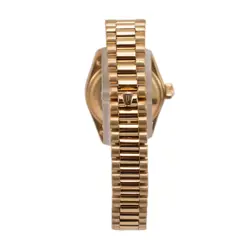 1979 ROLEX LADY DATEJUST 26MM DIAMOND DIAL PRESIDENT 18K YELLOW GOLD WATCH