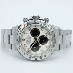 Rolex Daytona Cosmograph 116520 40mm After Market White Dial Stainless Steel