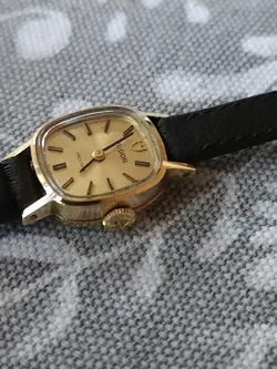 TUDOR Precision ROLEX Ladies Watch 18k Solid Gold With Original Crown And Buckle