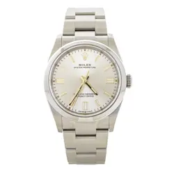 ROLEX OYSTER PERPETUAL 36 STAINLESS STEEL SILVER DIAL 36MM 126000 FULL SET
