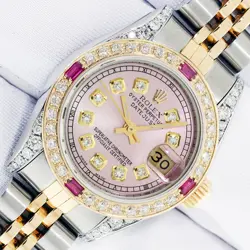 18K GOLD DIAMOND-RUBY