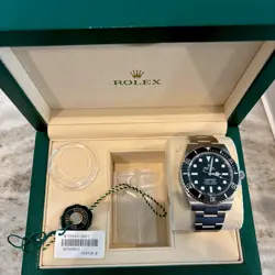 Rolex No-Date Submariner Steel 41mm *WARNTY DATED 2023* NEW 124060 B/P/WTY#RL527
