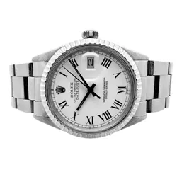 ROLEX DATEJUST STEEL WATCH 16030