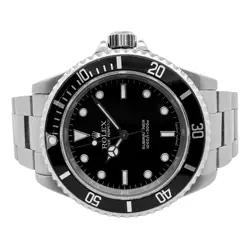 2004 ROLEX MENS SUBMARINER NO DATE 14060M STAINLESS STEEL BLACK 40MM WATCH