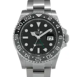 USED ROLEX GMT MASTER II 126710GRNR BLACK CASE SIZE 40×40MM MEN'S WATCH #31425
