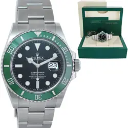 2023 MINT ROLEX SUBMARINER 41MM GREEN KERMIT MK2 126610LV WATCH BOX