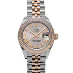 ROLEX 279171 LADY-DATEJUST 28 PINK WOMEN WRISTWATCH WITH BOX & PAPER