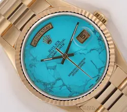 36MM-TURQUOISE MARBLE DIAL