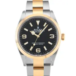 USED ROLEX EXPLORER 36 124273 BLACK CASE SIZE 36×36MM MEN'S WATCH #31925