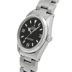 USED ROLEX Explorer 14270 Black Case Size 36×36mm Men's Watch #379125