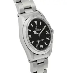 USED ROLEX Explorer 14270 Black Case Size 36×36mm Men's Watch #379125