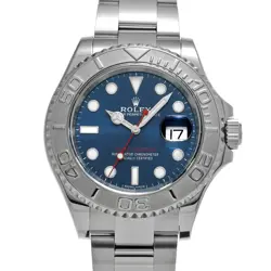 USED ROLEX YACHT MASTER 116622 BLUE CASE SIZE 40×40MM MEN'S WATCH #321125