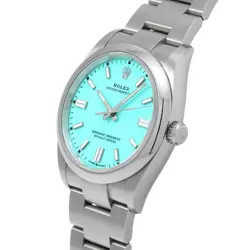 USED ROLEX Oyster Perpetual 36 126000 Blue Men's Watch #351125