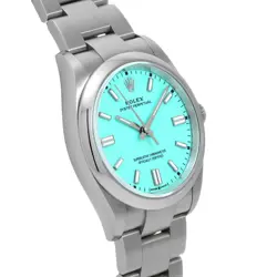 USED ROLEX Oyster Perpetual 36 126000 Blue Men's Watch #351125