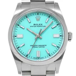 USED ROLEX Oyster Perpetual 36 126000 Blue Men's Watch #351125